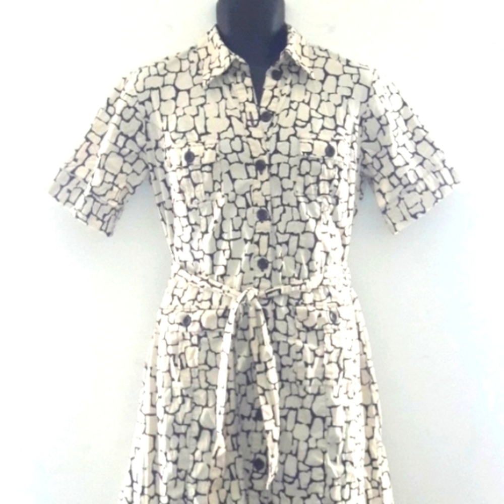 MERONA Button-Down Shirt-Style Dress, M - Picture 6 of 8